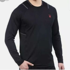 Spyder active Men’s Performance Pullover Crew Neck Long Sleeve Shirt .